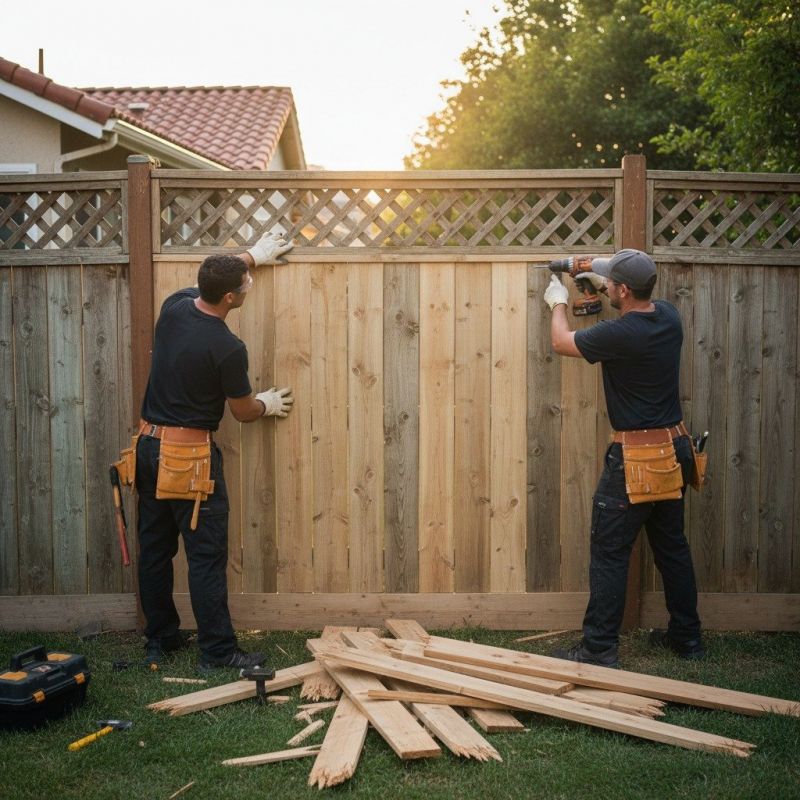 Local Metal Fence Repair pros at work