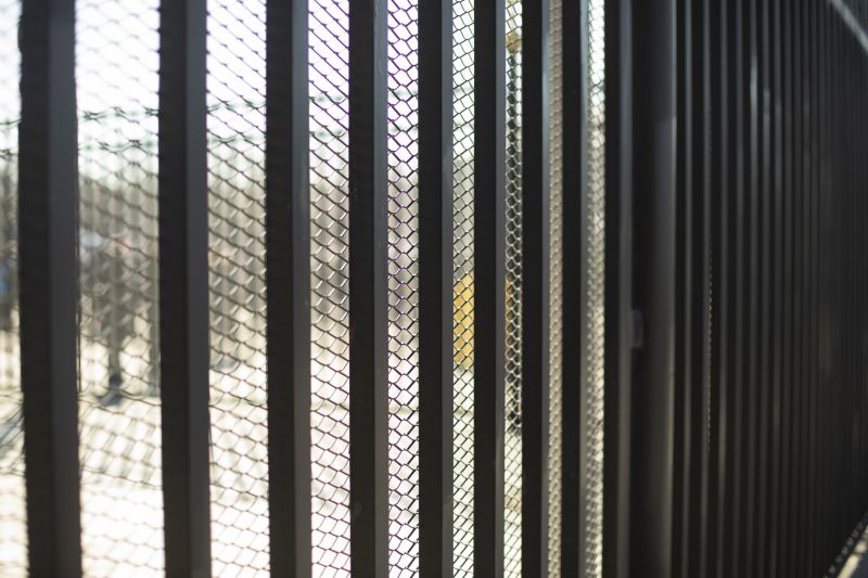 Metal Fence Repair detail